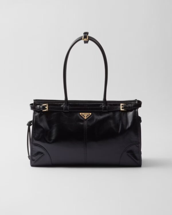 Prada Bonnie Large Leather Handbag