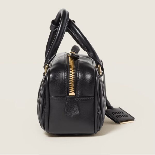 Arcadie Matelassé Small Soft Lamb Leather Handbag
