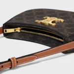 MEDIUM TILLY BAG IN TRIOMPHE CANVAS AND CALFSKIN