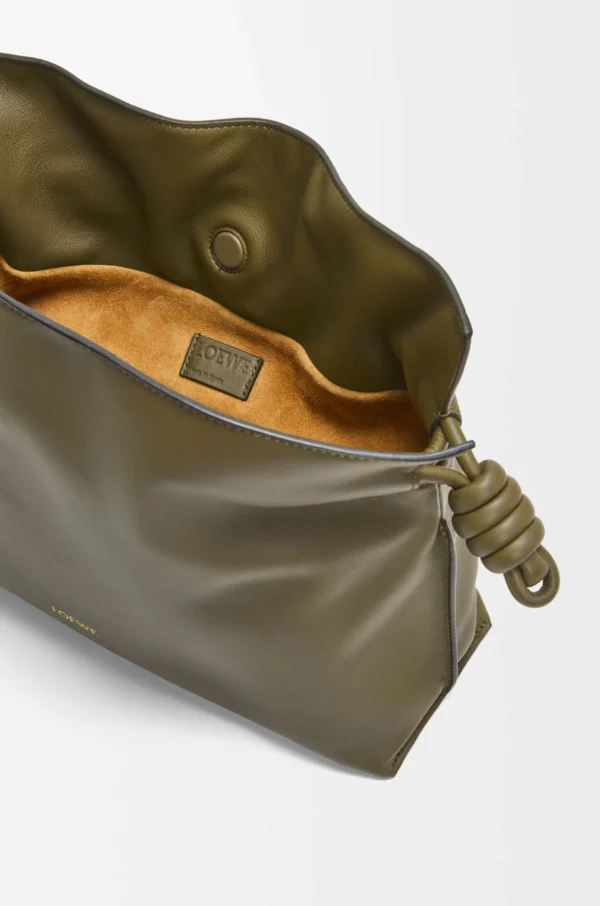 Medium Flamenco clutch in nappa calfskin