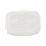 CHANEL 23P LIPSTICK BOX WITH CHAIN WHITE