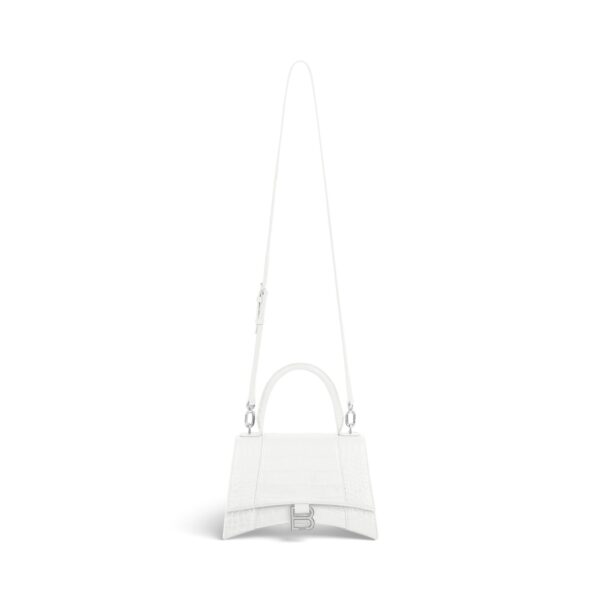 HOURGLASS Crocodile embossed small handbag