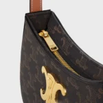 MEDIUM TILLY BAG IN TRIOMPHE CANVAS AND CALFSKIN