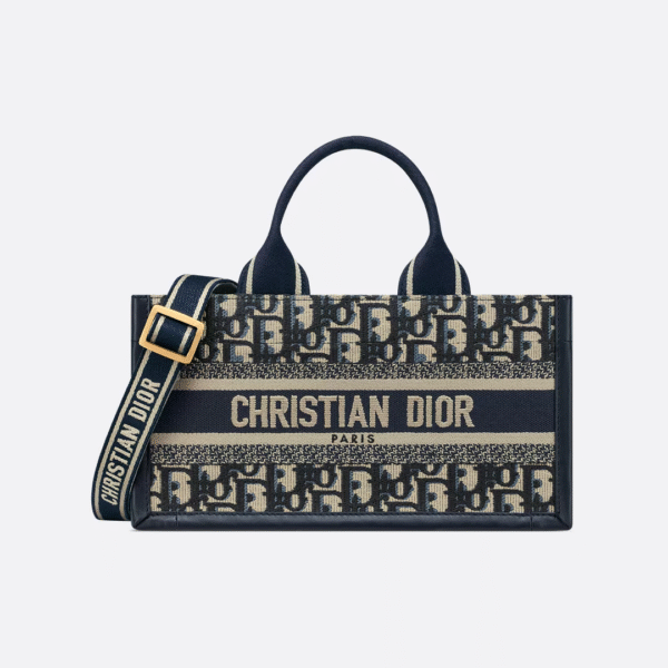 East-West Dior Book Tote with strap