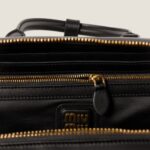 Arcadie Leather Large Handbag Black Color