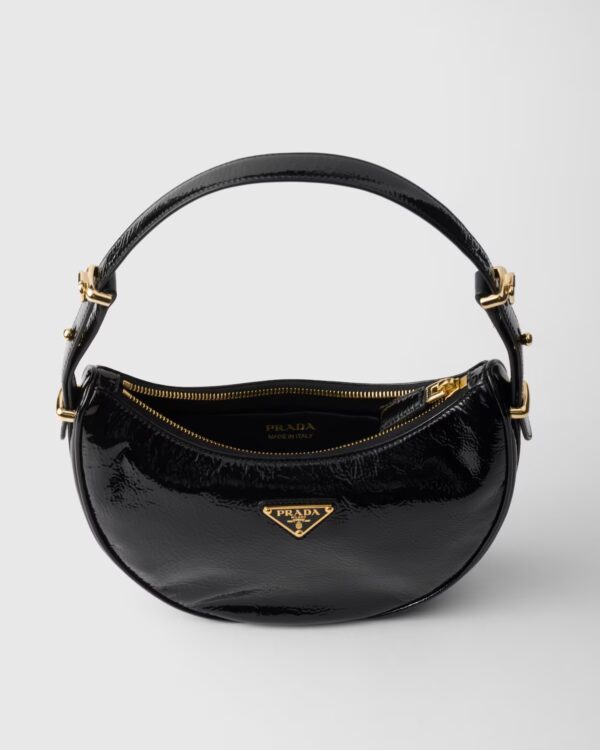 Prada Arqué Naplak Painted Leather Shoulder Bag