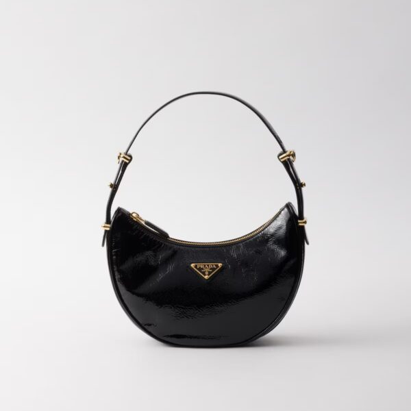 Prada Arqué Naplak Painted Leather Shoulder Bag