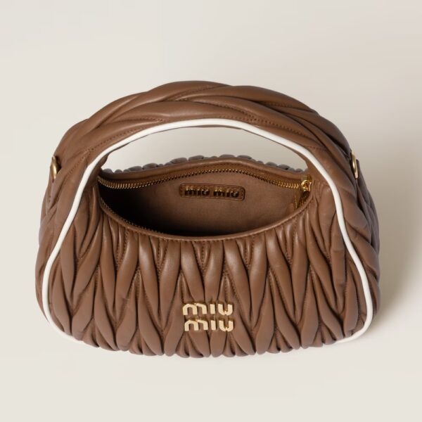 Wander Matelassé Nappa Leather Handbag