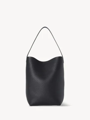 Medium N/S Park Tote Bag in Leather