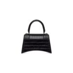 HOURGLASS Crocodile embossed small handbag