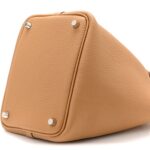 Taurillon Clemence Picotin Lock 18 PM Biscuit