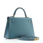 Epsom Mini Kelly Sellier 20 New Blue Jean