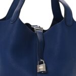 Taurillon Maurice Picotin Lock 22 MM Bleu Saphir