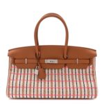 Toile Swift Broderie Shoulder Birkin Light 39 Gold Fauve Rose Pop Black