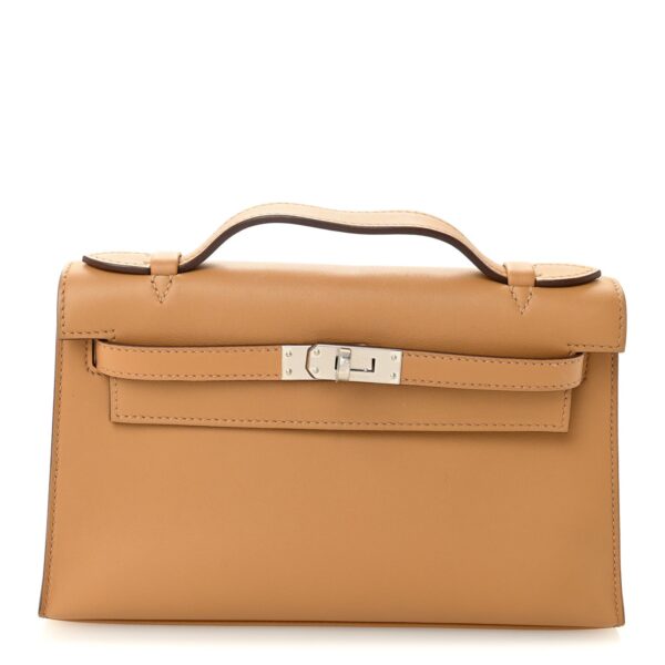 Swift Kelly Pochette Clutch Biscuit