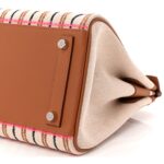 Toile Swift Broderie Shoulder Birkin Light 39 Gold Fauve Rose Pop Black