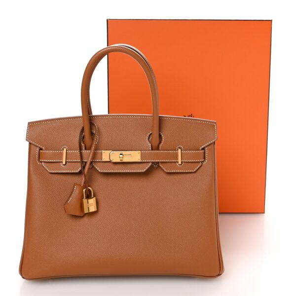 Epsom Birkin 30 Gold