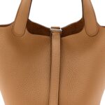 Taurillon Clemence Picotin Lock 18 PM Biscuit